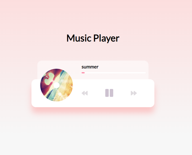 Music Player Screenshot