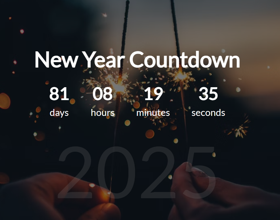 New Year Countdown Screenshot