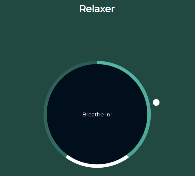 Relaxer App Screenshot