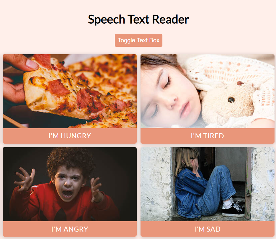 Speech Text Reader Screenshot